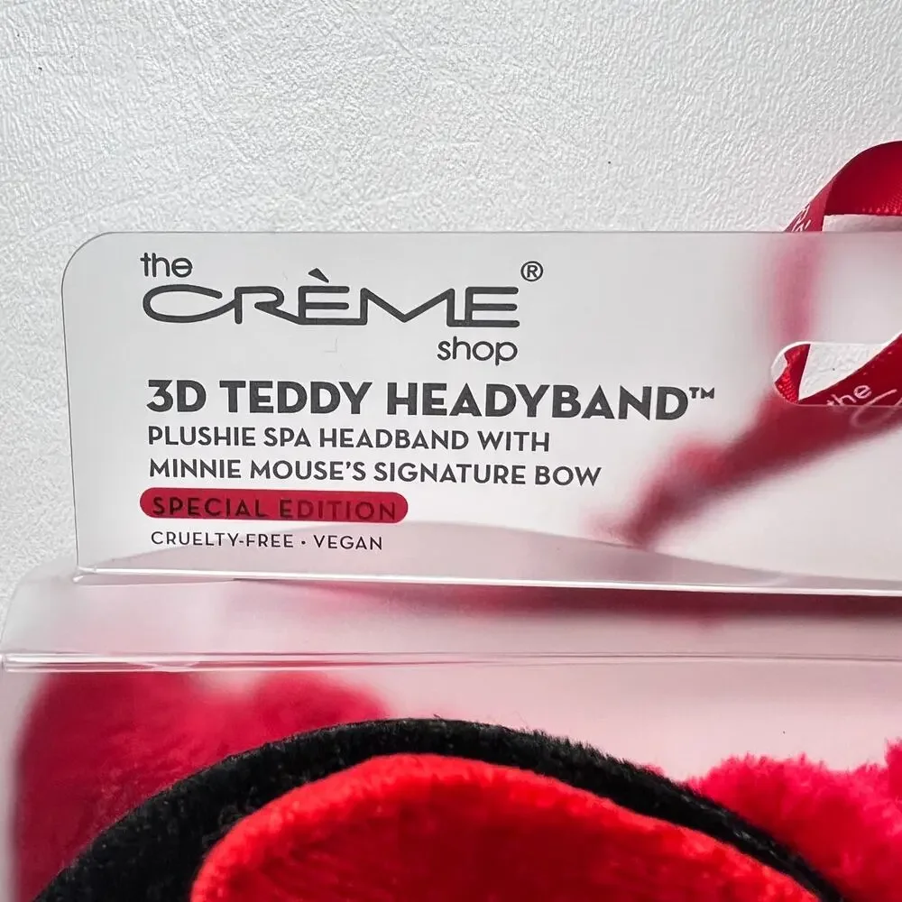 The Creme Shop Women's Disney Minnie Polka Dot 3 D Headband New In Package